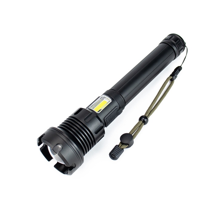 Lanterna ZYBLSSBB rosu LED reincarcabila multifunctionala compacta