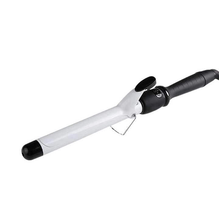 Ondulator ceramic spiral profesional 28mm alb 45W 110-240V