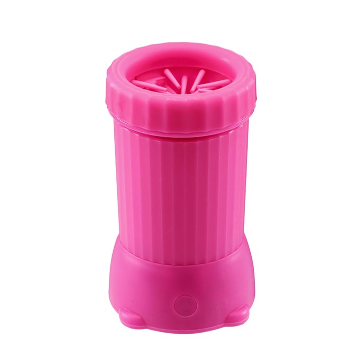 Curatator automat labe animale, silicon, rotativ, USB, portabil