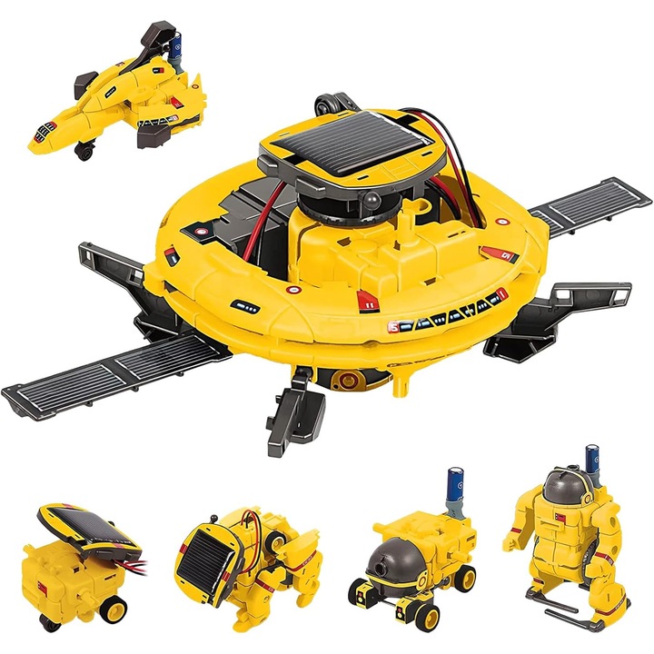 Set robot solar spatial, 6 modele, educativ