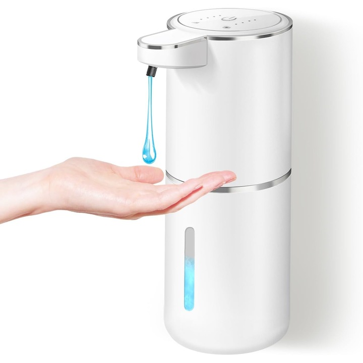 Automatikus habszappan adagoló 300ml, infravörös érzékelő, átlátszó