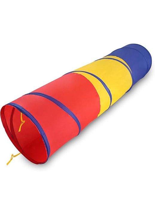 Tunel de joaca pentru copii, pop-up, multicolor, 150x50cm
