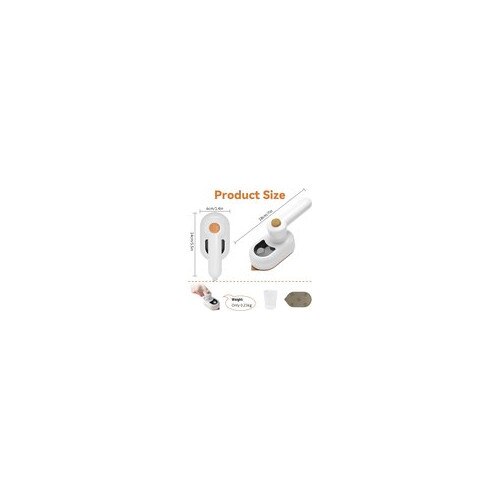 Fier de calcat portabil, mini, alb, 180° reglabil, compact
