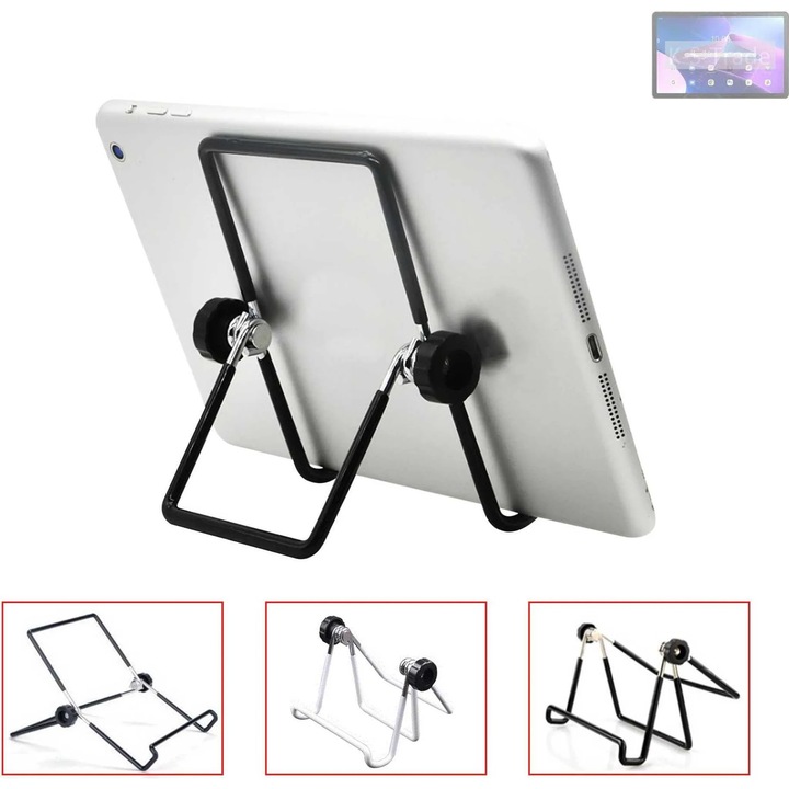 Suport tableta universal pliabil, antiderapant, 7-11 inch, negru