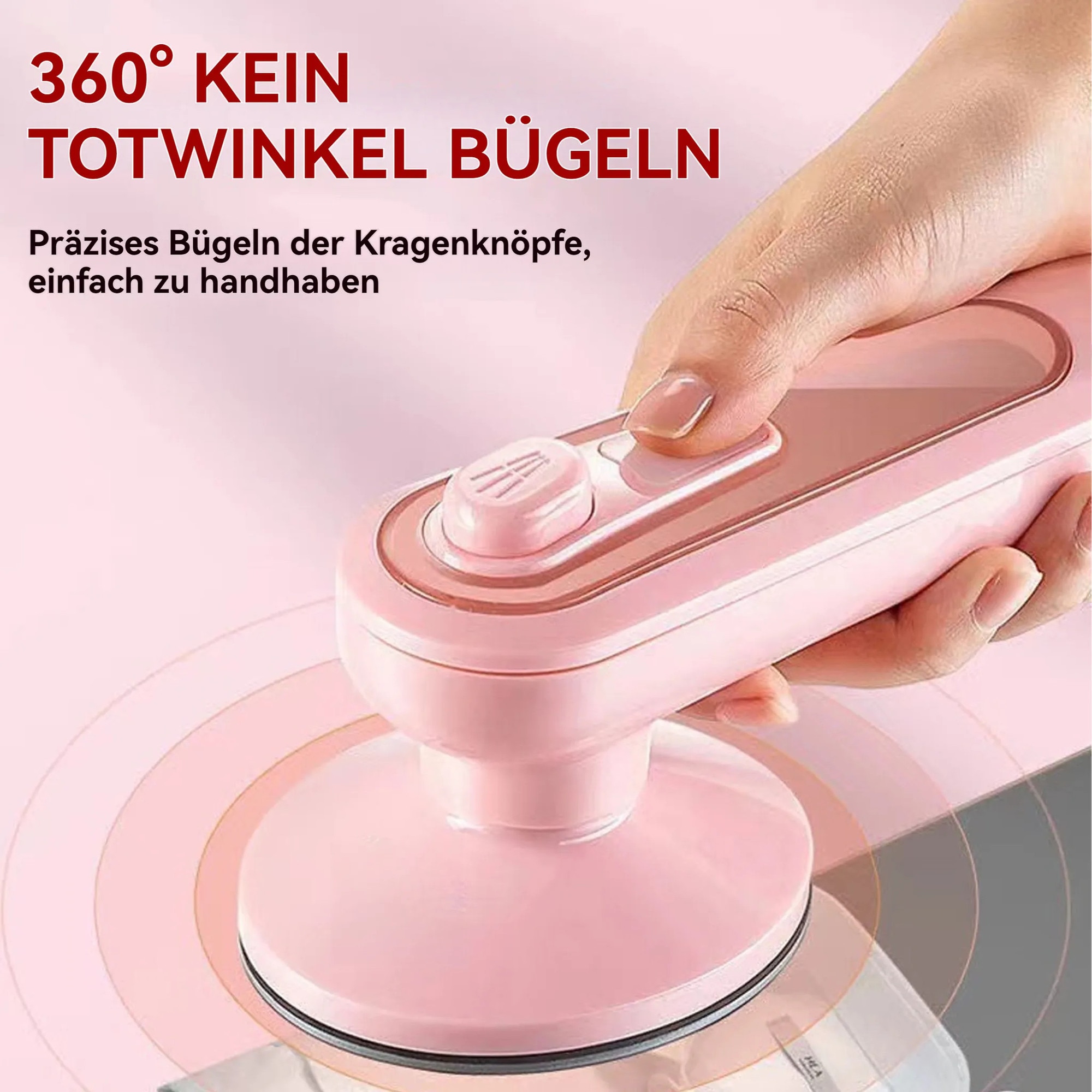 Fier de calcat cu abur ZYBLSSBB, incalzire rapida, rezervor 100ml, portabil, compact