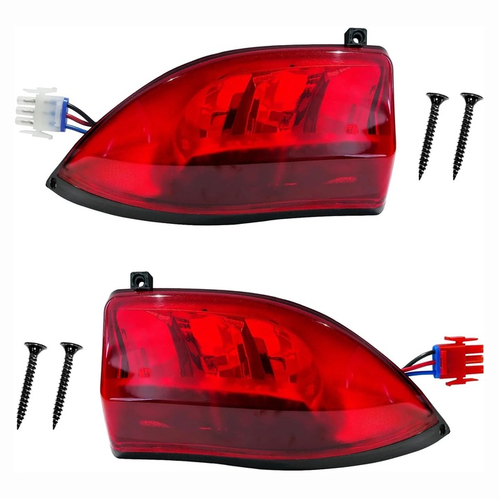 Комплект LED фарове за голф количка, 12V, водо- и прахоустойчиви, бяло осветление, стандартни размери