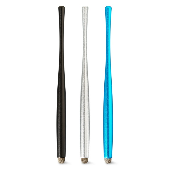 Set 3 stylus smartphone aluminiu multicolor 14.8cm