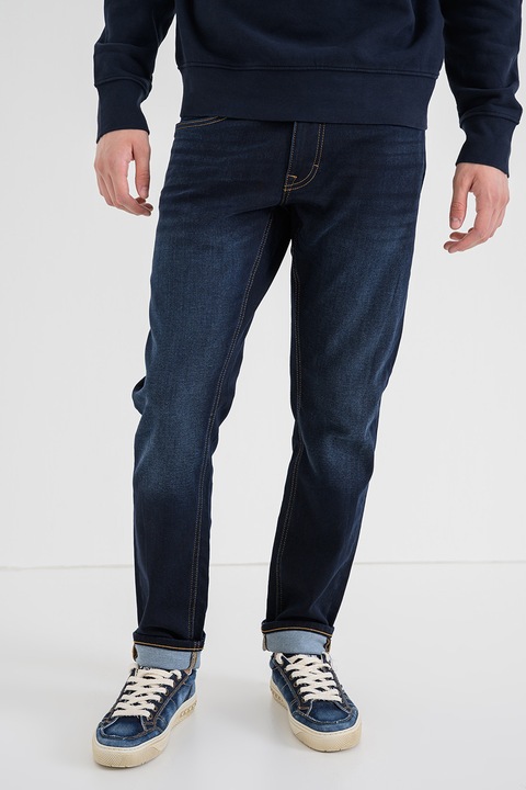 Mustang, Oregon slim fit farmernadrág, Óceánkék