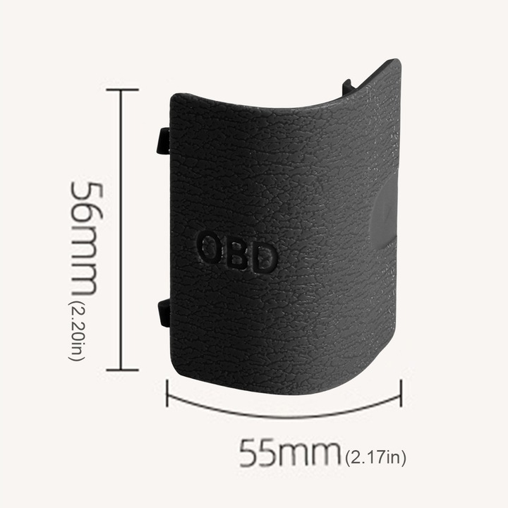Capac OBD, negru, 56x55mm, pentru BMW X3 F25 X4 F26