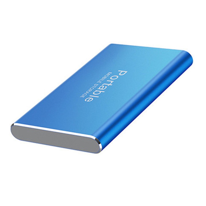 Külső hordozható merevlemez 1TB fém többszínű 11.8x8cm