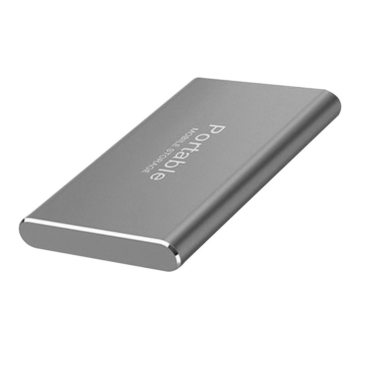 Külső hordozható merevlemez 500GB 1TB fém többszínű 11.8x8cm