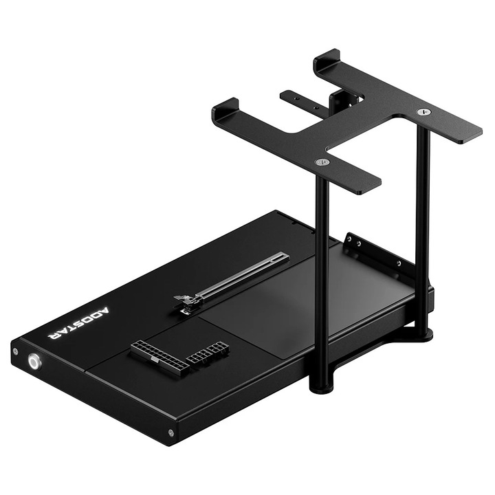 EG02 eGPU dock, carcasa externa placa video, Oculink PCIe 4.0 x4, 2x Thunderbolt 5, compatibila cu surse ATX/SFX
