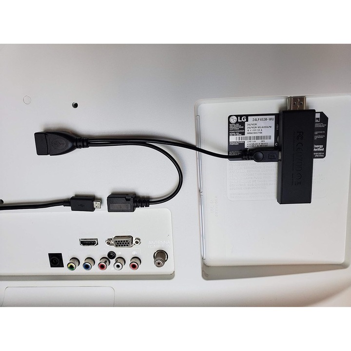 Адаптер USB OTG комплект 2 броя за таблети и телефони, черен
