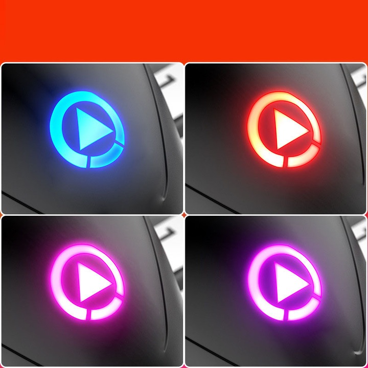 Egér gaming ergonomikus USB, 7 gomb, RGB, 3200 DPI, fekete
