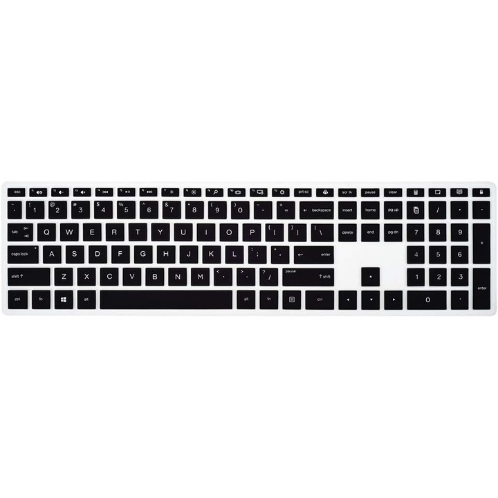 Husa tastatura silicon compatibil HP Pavilion 27/24 inch negru 0.13mm