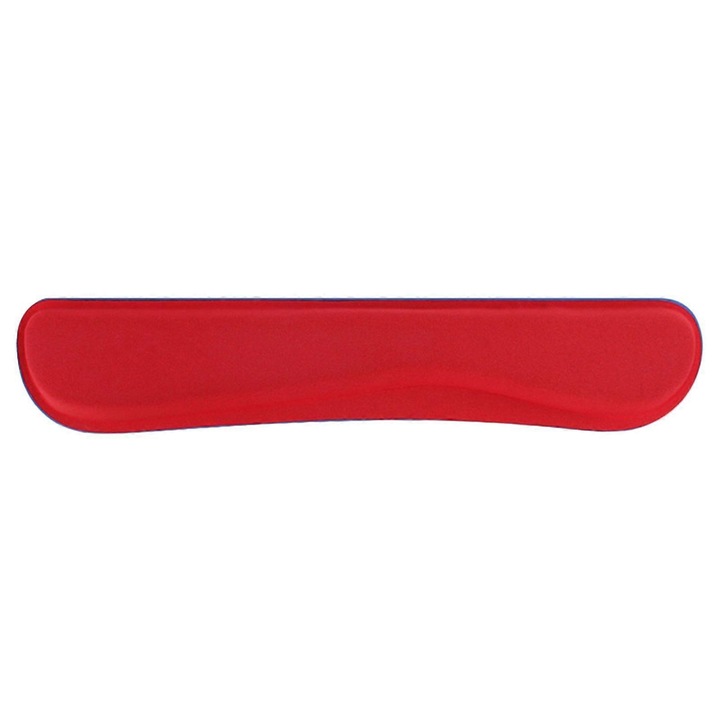 Ergonomic csuklótámasz, piros, 43.8x8.5x2.2cm