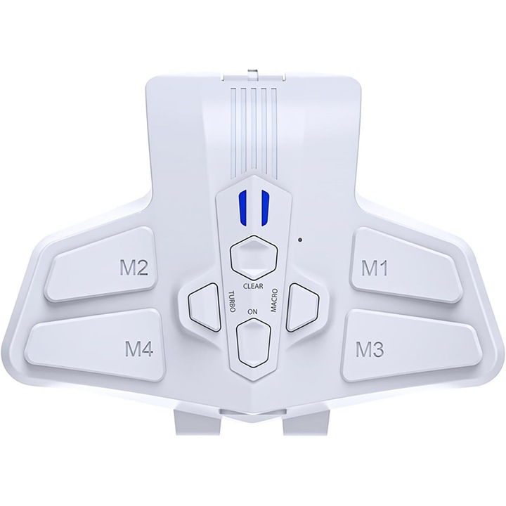 Programozható gombok kiegészítő PS5 kontrollerhez, fehér, 66x23x12mm