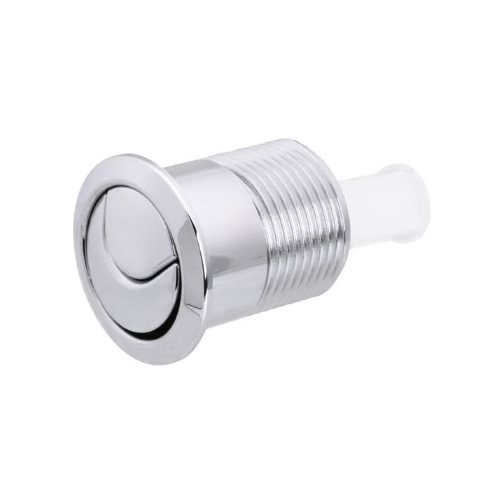 Buton de apasare, OEM, crom, 38mm, 10.5x6.7x6.7cm