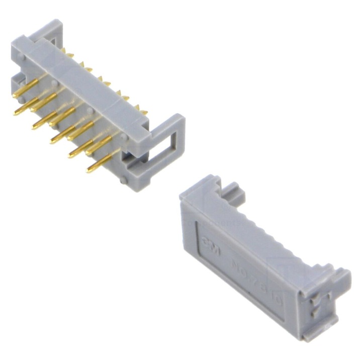 Conector IDC PIN 10 THT pentru PCB 1, 27mm