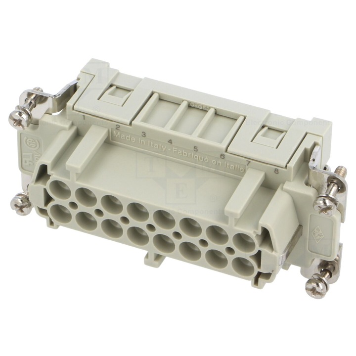 Conector ILME HDC 16 pini 16A 600V insert contact mama CCE