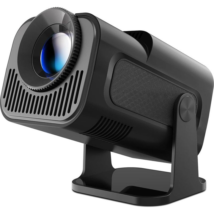 Мини преносим 4K проектор 720P, WiFi6, Bluetooth 5.0, автоматична корекция, регулируем на 180°, 30x150"