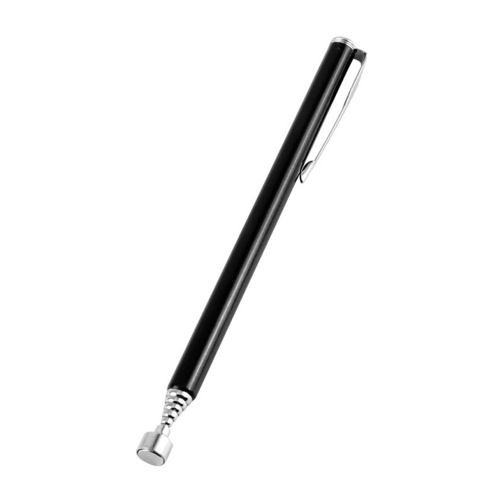 Unealta telescopica magnetica extensibila, negru, 11.7x49.5cm