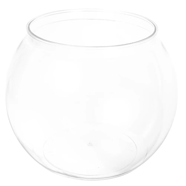 Acvariu transparent din plastic 24x24x21cm