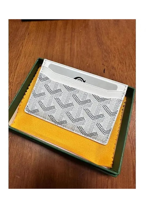 Unisex elegáns kis fehér bőr pénztárca