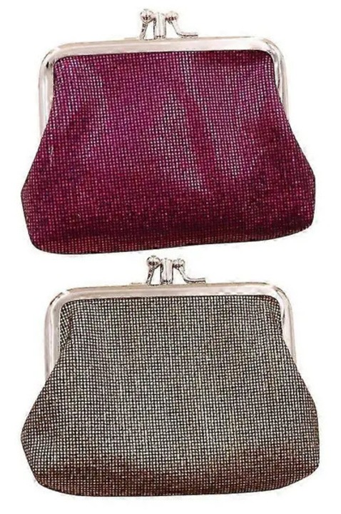 Комплект от 2 малки портфейла от PU кожа, мултифункционални, 12x9x0.3cm, черни