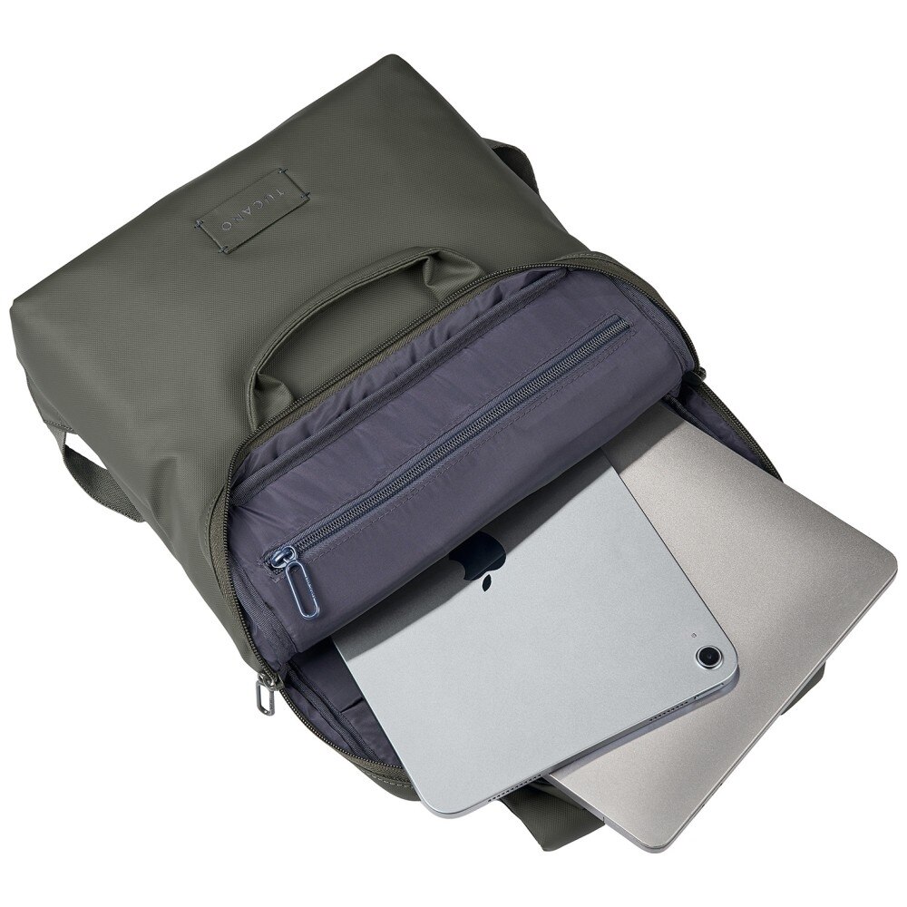 Rucsac pentru laptop Tucano Work Out 5 compatibil cu laptop de pana la 14 inch, Verde