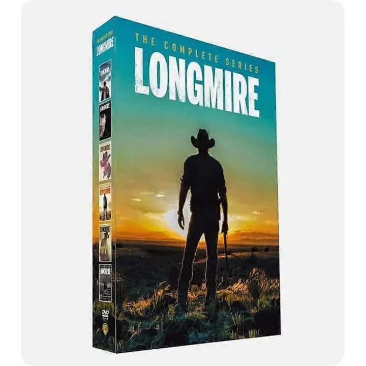 Longmire DVD film szett, 1-6. évad, 15 lemez, többszínű