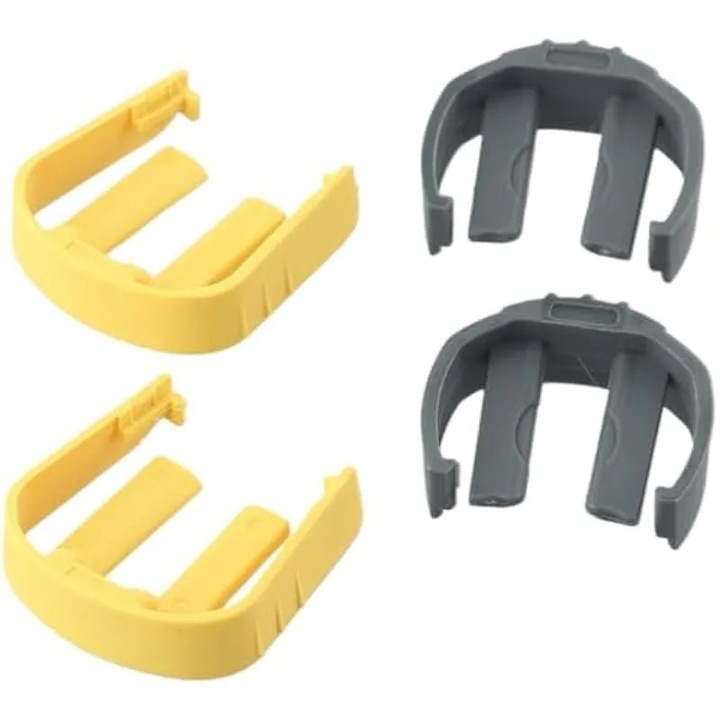 Set 4 cleme de fixare furtun, galben gri, 5.037-333.0