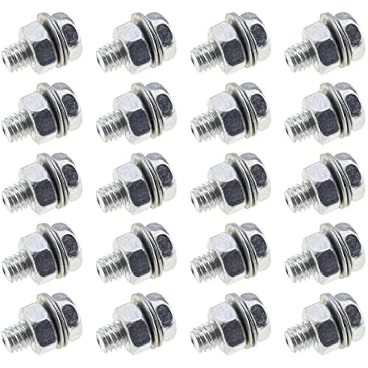 20 db kerékpár bowden rögzítő csavar készlet, 6mm, hatlapfejű, univerzális