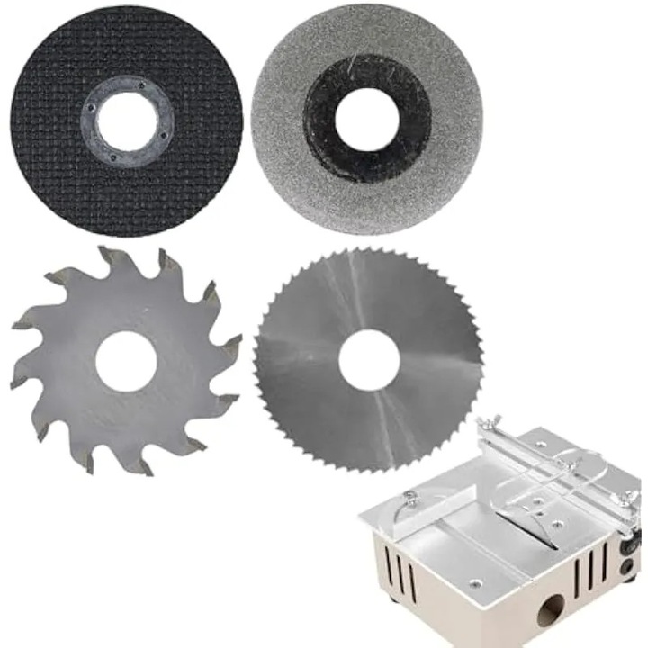 Set 4 discuri mini fierastrau circular, carbura tungsten, pentru lemn, 16mm, portabil