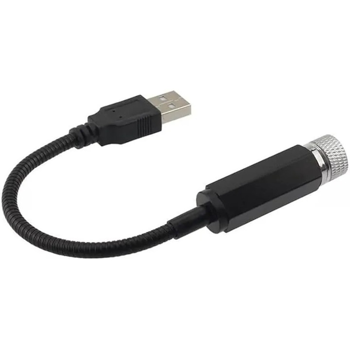 Mini USB csillagprojektor, piros, hangulatvilágítás, 10xcm