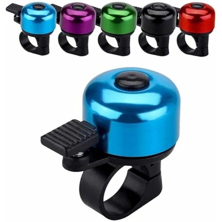 Sonerie bicicleta set 2 piese, sunet clar, multicolor, universal