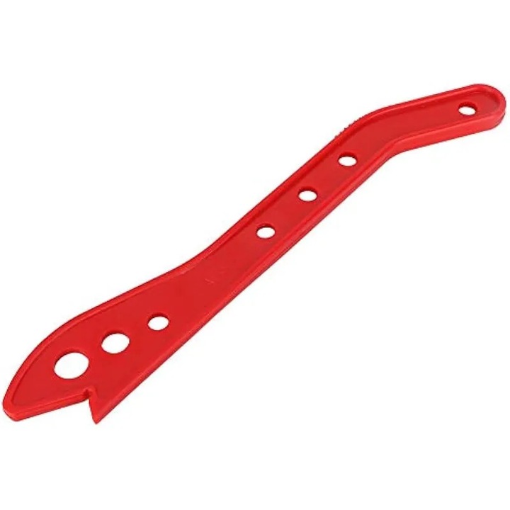 Tolórúd asztali fűrészhez, piros, ABS, 45cm