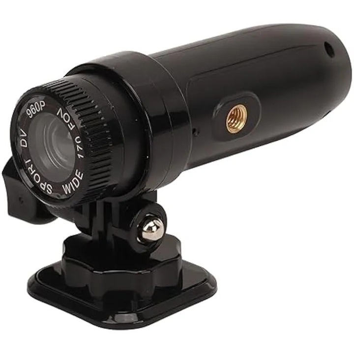 Sport videokamera, 960P HD, vízálló, hordozható, 450mAh, 5 óra felvétel