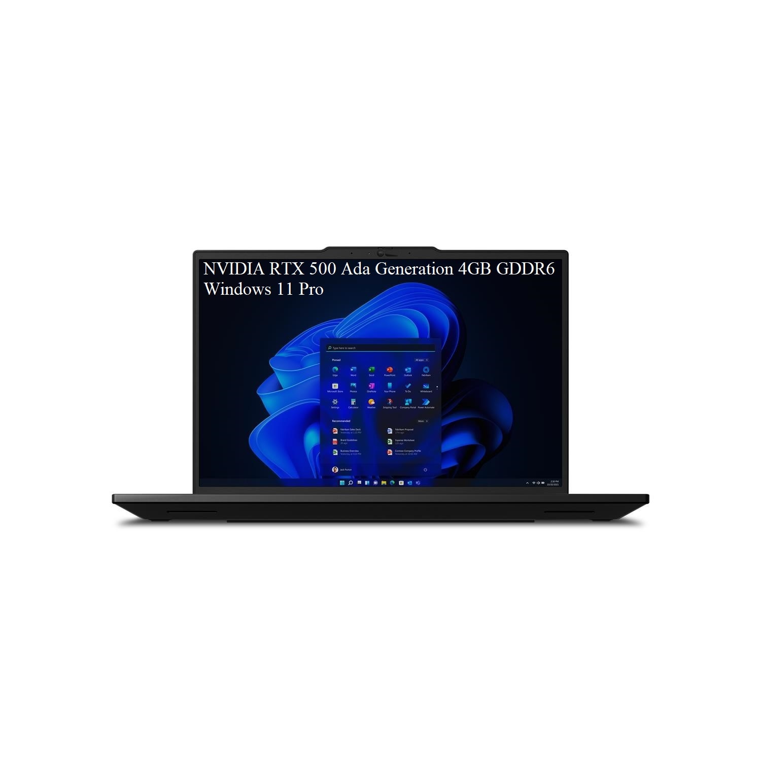 Laptop Lenovo ThinkPad P14s Gen 5 (Intel), 14.5" WUXGA 1920x1200 IPS 300nits, Intel Core Ultra 5 125H 16-core, 16 GB DDR5, 512 GB SSD m2 PCIe, NVIDIA RTX 500 Ada Generation 4GB GDDR6, Windows 11 Pro, Aluminium Case 1.61kg Black