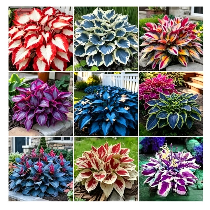Virágmagok, 100 hosta mag, zöld