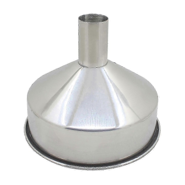 Palnie inoxidabila extra mare cu filtru 304, pentru ulei si vin, 200x28mm
