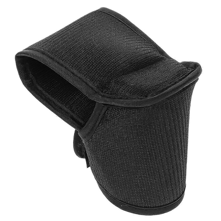 Husa protectie ghidon bicicleta copii, negru, 12x8.5x8cm