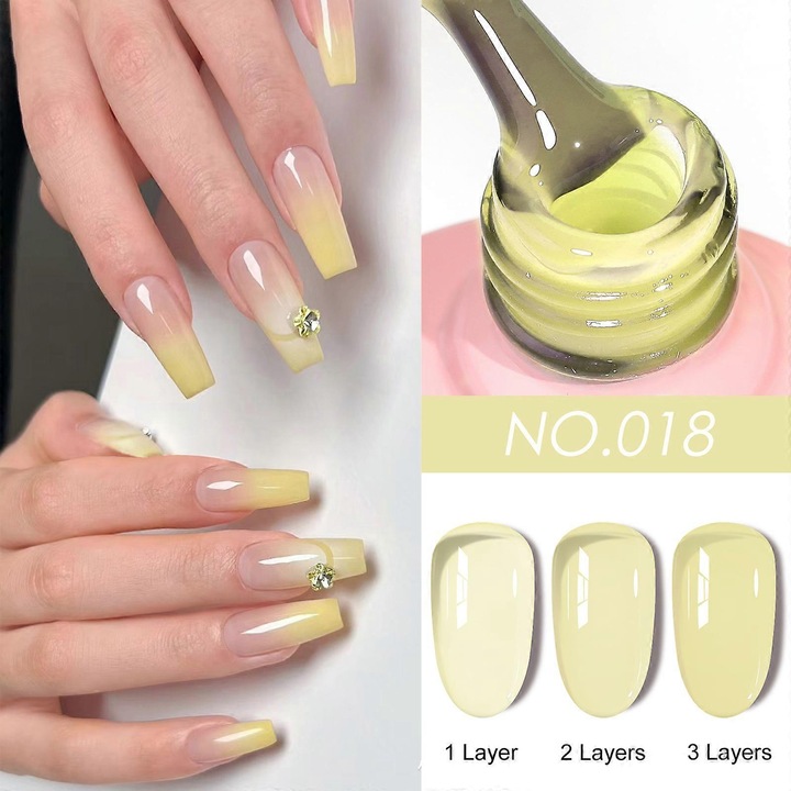 Oja gél nude átlátszó 7.5ml DIY manikűrhöz