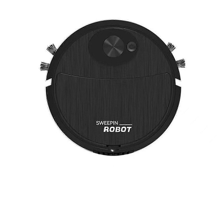 Robot aspirator 3-in-1, alb negru roz, 5V, USB, 5.4cm