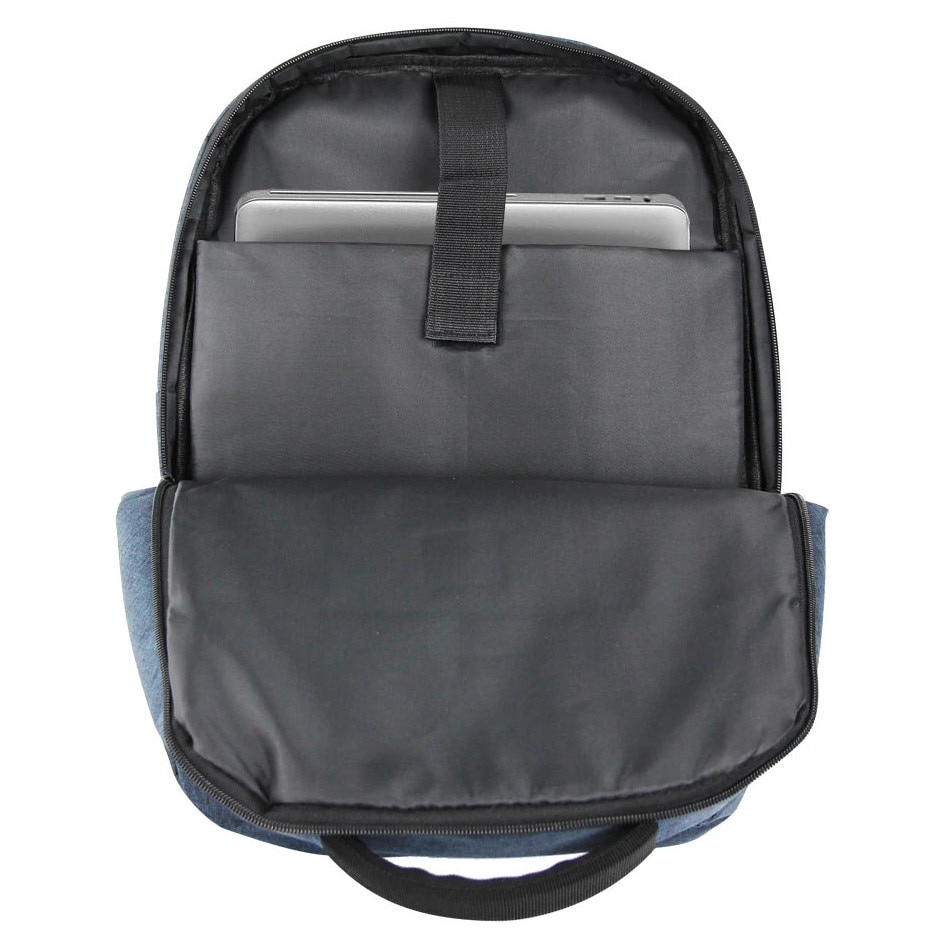 Rucsac laptop TARANTO 15.6", Elegant si Functional, Protectie Schocuri, Poliester 300D, Negru