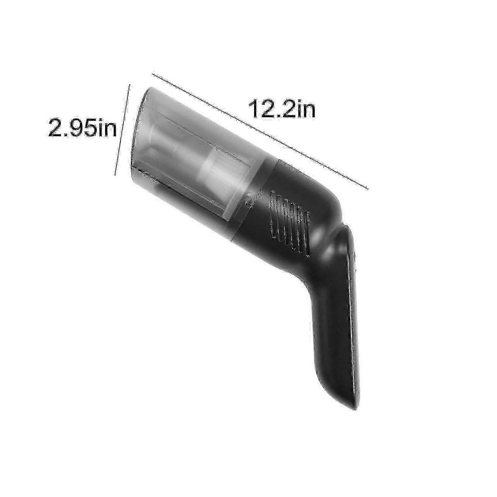 Aspirator portabil pentru animale, negru, 31x7.5x7.5cm, fara fir, cu filtru reutilizabil, autonomie 30 min