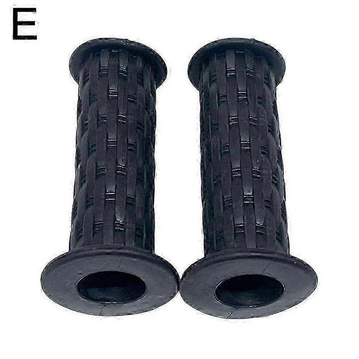 Gyermek kerékpár markolat, TPR, fekete, 9.5x4.3cm, 2 darabos szett