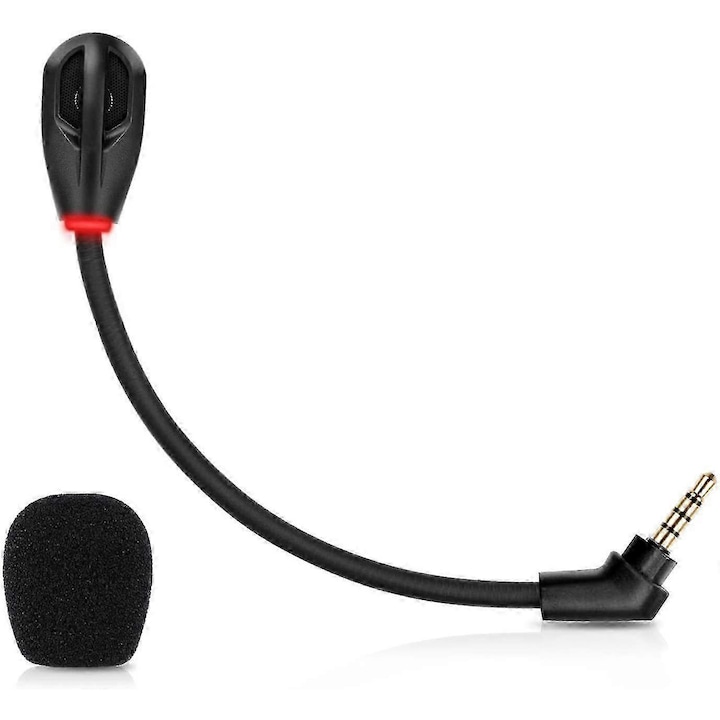Csere mikrofon Cloud Flight gaming fejhallgatóhoz, fekete, 15cm