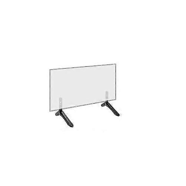 Suport universal TV, aluminiu, reglabil, negru, 25.5x15kg, set 2 buc