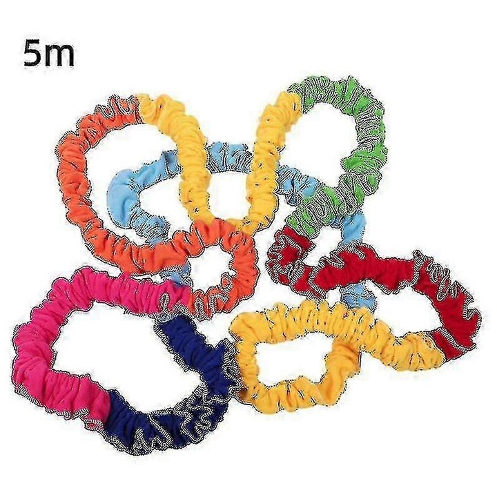 Banda elastica cooperativa, 5.91ft, multicolor, latex, fleece